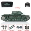 1/16 Scale 2.4G HENG LONG 7.0 Upgraded Soviet KV-1 RTR RC Tank 3878 Metal Tracks Idler Sprocket Army Toys BB Shoot Unit TH17464 3