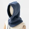 Fashion Winter Women's Head Hooded Hat Scarf Dual-purpose One Thick Warm Knitted Pullover Beanies Skullies for Women Girls New 1