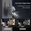 ANRAN 5MP 2K Solar Camera Rechargeable Battery PIR Humanoid Detection Outdoor PTZ Wireless WIFI Camera Full Color Night Vision 4