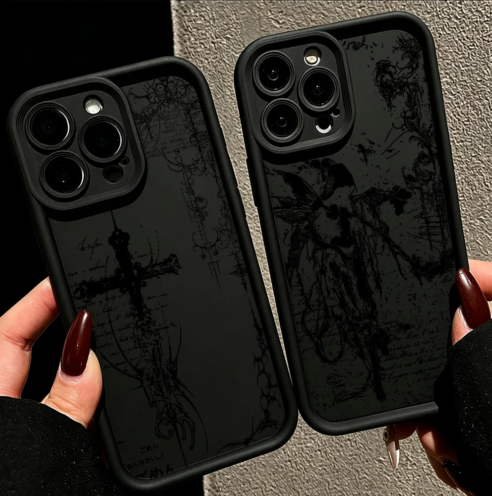 Dark Gothic Cross Mark Phone Case