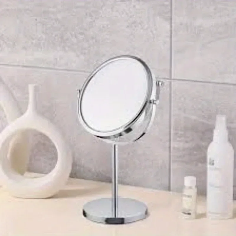 1 adet Ters Çevrilebilir Ayna 360 ° Dönen Kozmetik Ayna Taşınabilir Makyajlara Uygun Tek Taraflı Büyüteç