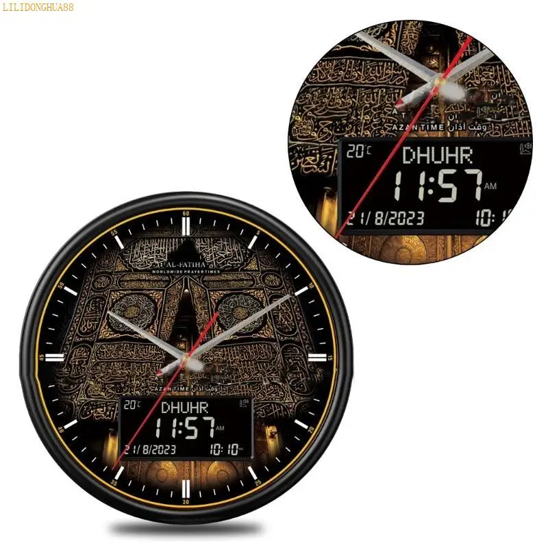Description Picture 6 of itemJ1HA FAJ-360 Vintage Round Wall Clock Multifunctional Alarm Clock for Bedroom Office