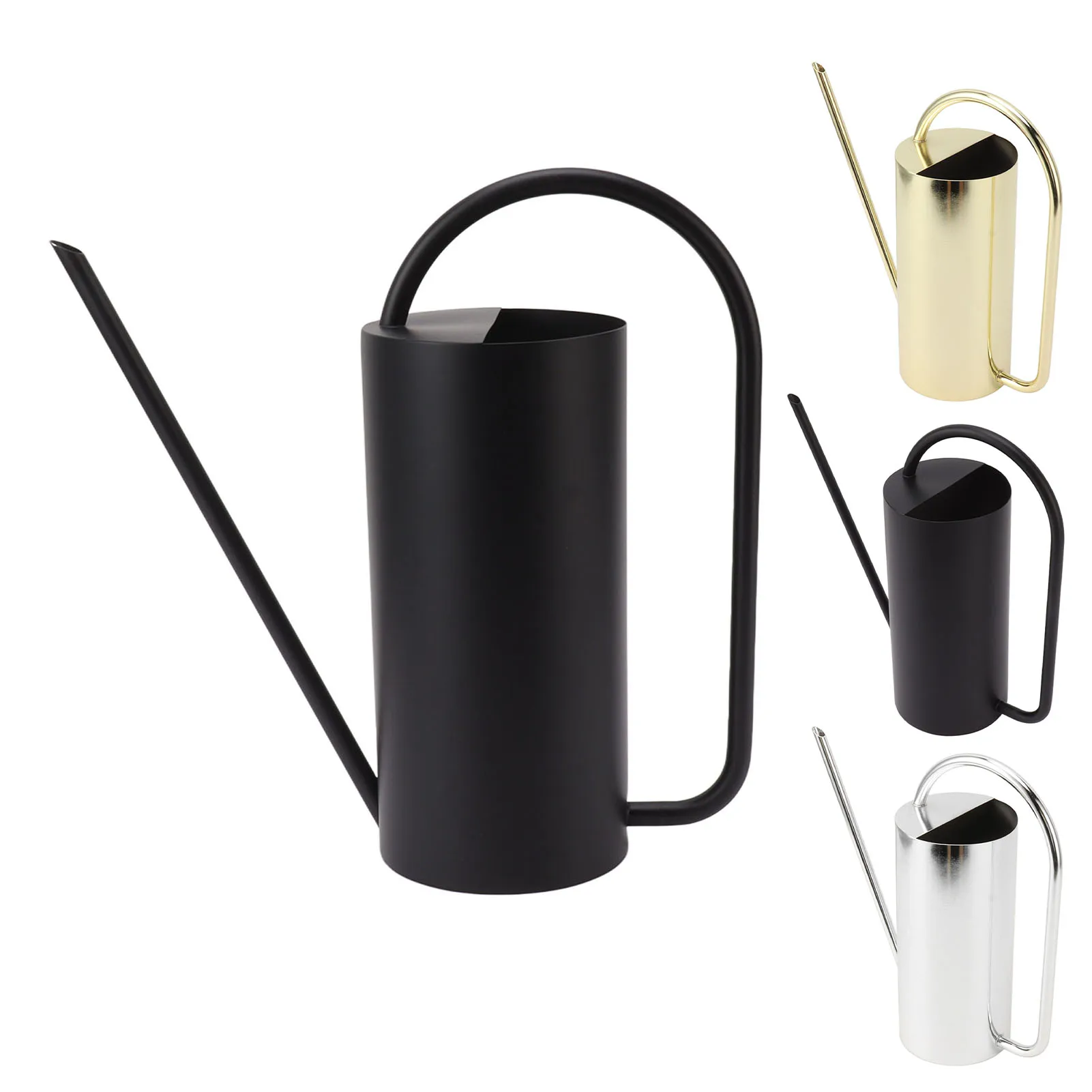 Plants Watering Can Long Spout 1500ml Large Capacity Watering Kettle Stainless Steel Pot Gardening Supplies Garden Can