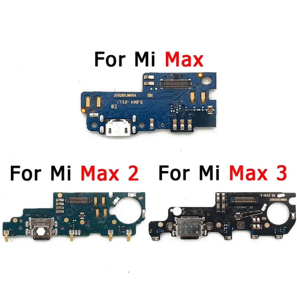 Porta Di Ricarica Per Xiaomi Mi Max 3 2 Max2 Max3 Charge Board Repair Flex Usb Connector Plate Pezzi Di Ricambio Di Ricambio