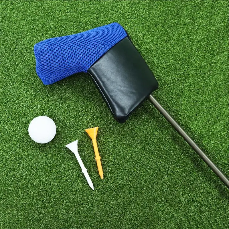 Golf Club Protective Cover Soft Putter Cover L Shaped Golf Headcovers Golf Putter Protective Cover For Men And Women Fits Most