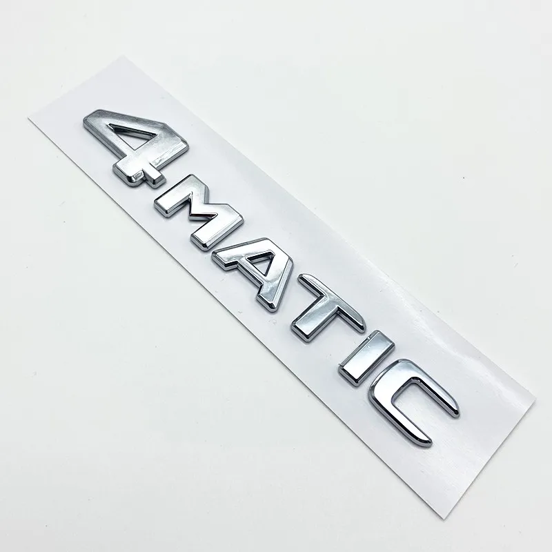메르세데스 벤츠 A B C E G S ML SL CL GLA CLA 클래스 AMG 4 MATIC 4 MATIC 트렁크 크롬 매트 블랙 글자 엠블럼 배지 스티커