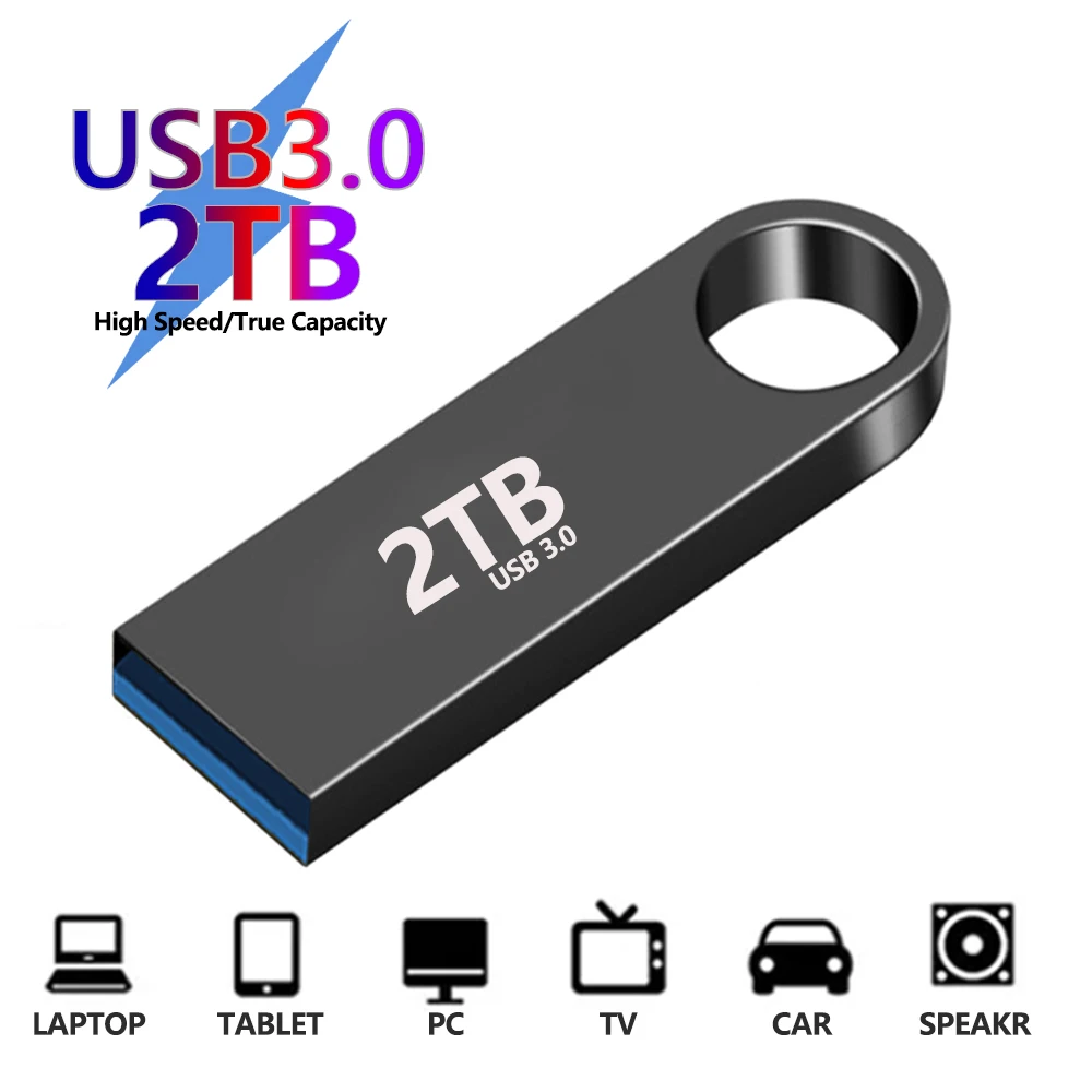 Pen Drive ad altissima velocità 2TB Metal Memoria USB Flash Drives 1TB