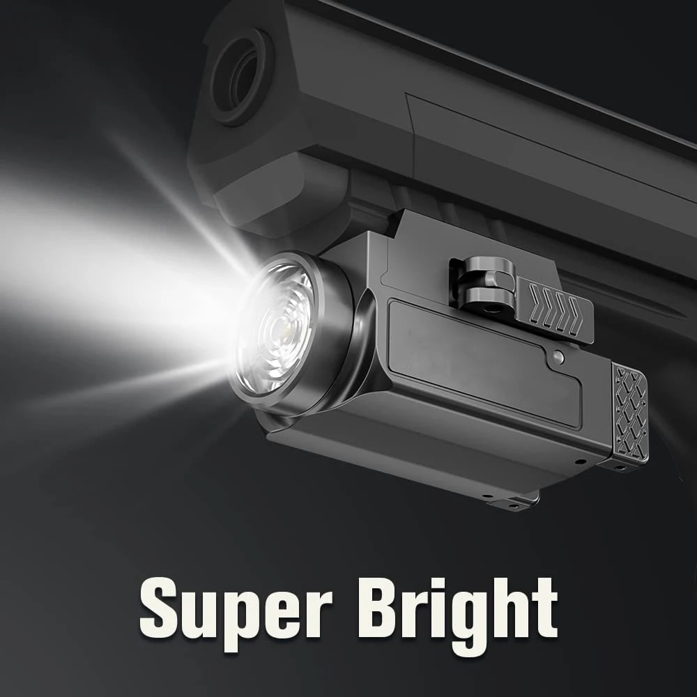 Description Picture 6 of itemRichfire SFD-021D Mini Tactical Led Flashlight 800LM MVP Optical Weaponlight Self Defense Rechargeable Quick Release Rail Mount