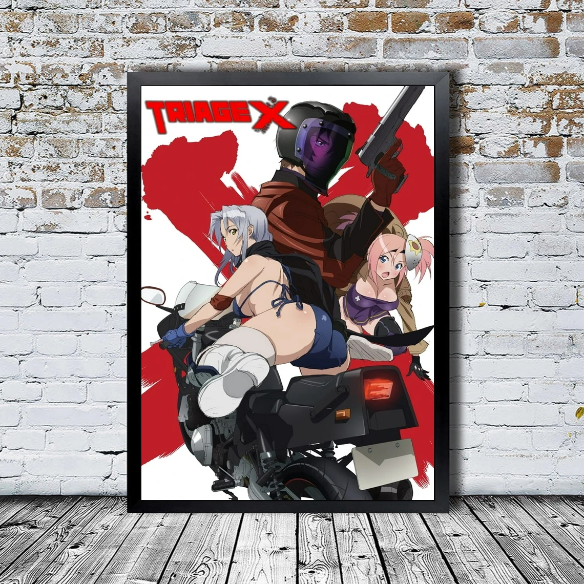 

Triage X Anime Poster Japanese Animation TV Drama Canvas Poster Print Wall Painting Home Decor (No Frame)