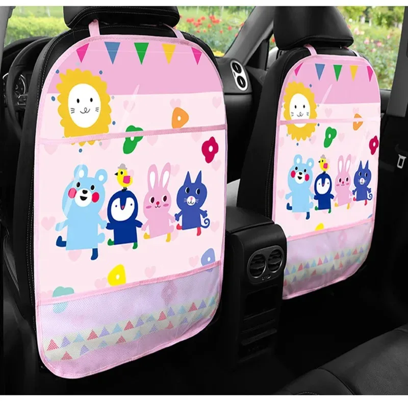 Car seat protector for kids interior car kids baby anti kick pad PVC