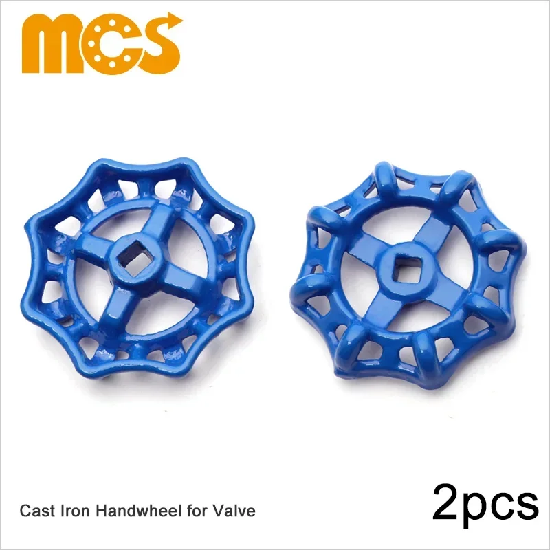 2pcs Shutoff Valve Handwheel Cast Iron Square Hole 5x5 6x6 7x7 8x8 9x9 10x10 11x11 PPR Pipe Fittings Faucet Spigot Handles