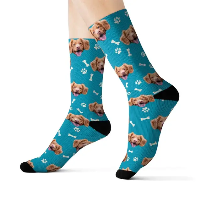 3D Printed Custom Dog Face Socks