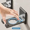 Universal Punch-free Shower Gel Bottle Rack Wall Mounted Adjustable Shampoo Bottle Metal Holder Hand Soap Dispenser Hook 6