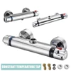Bathroom thermostatic shower mixing valve wall-mounted 38℃ thermostatic shower anti-scalding faucet valve 1