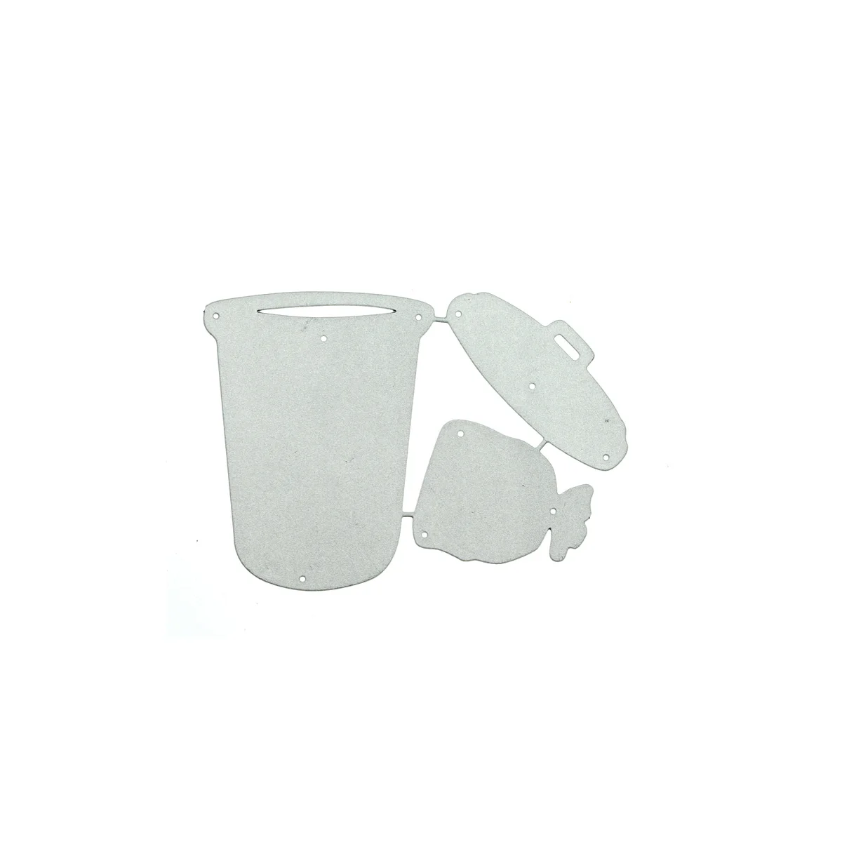 재미있는 금속 절단 다이 쓰레기통, 쓰레기통 패턴 스크랩북 수제 종이 카드 공예 장식 펀치 스텐실