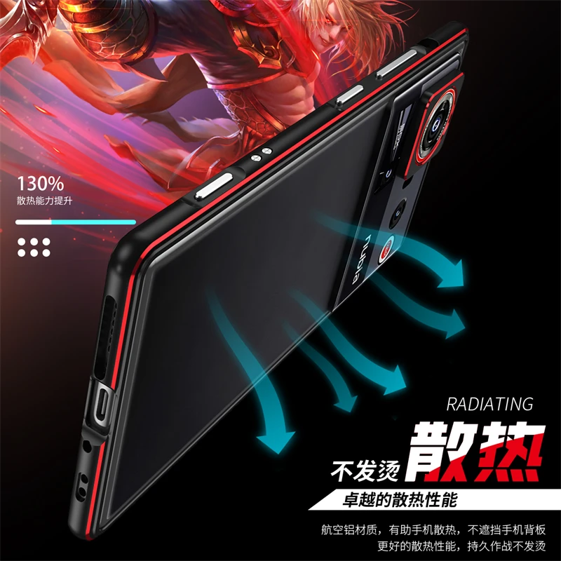 Aluminium Alloy Metal Border Cooling Phone Case