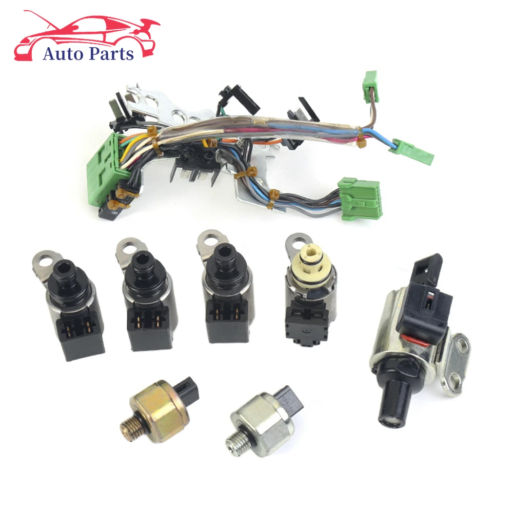 

JF011E RE0F10A F1CJA CVT Transmission Solenoid Kit With Harness Pressure Sensor Stepper Motor For Nissan Altima Sentra Dodge