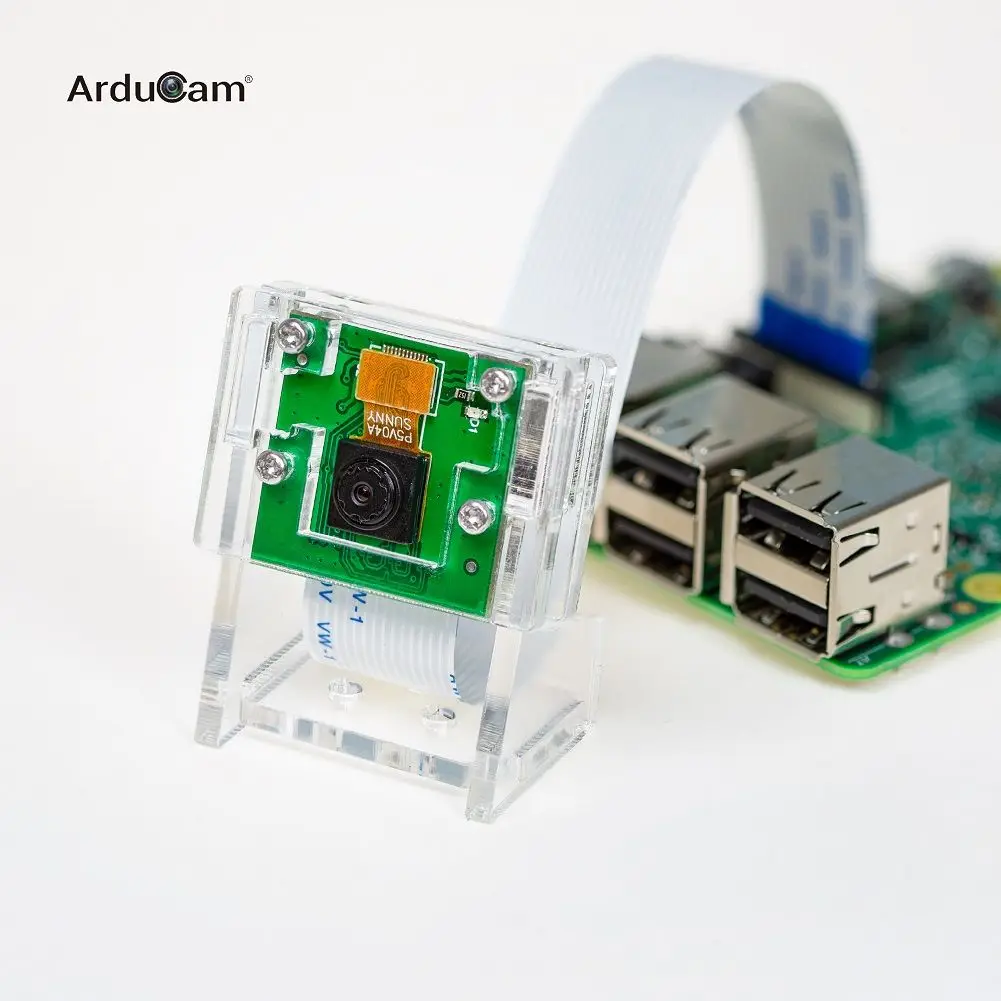 Arducam Per Modulo Fotocamera Raspberry Pi Con Custodia, 5Mp 1080P Per Raspberry Pi 3, 3 B + E Altro
