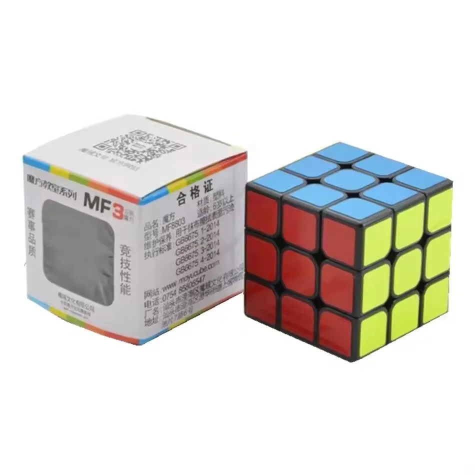 모유 메이롱 MF3 3x3 매직큐브 블랙 스피드 퍼즐 ? 전문가용 큐보 마히코 장..