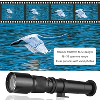 Lightdow Manual Telephoto Lens 500mm F8.0 with 2X Converter for Nikon D3400 D500 D7200 D5500 D750 D5300 Canon 60D 77D Cameras - Image 4