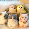 Big Kitty Cat Taba Squeeze Silicone Handmade Squeeze Toy Super Big Cat Fuzzy Kitten Mochi Toy Hand Relax Stress Release Gift 1