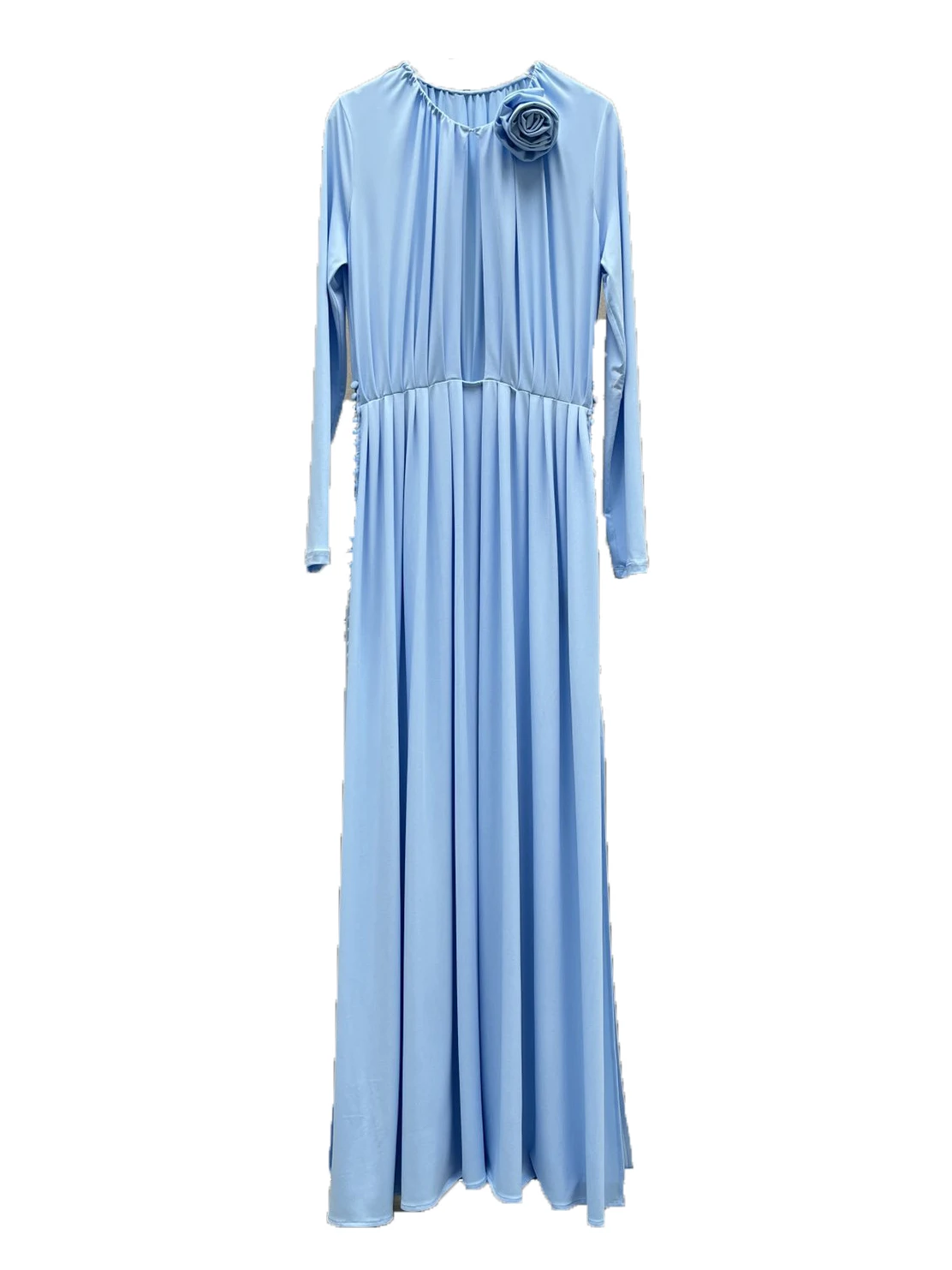 

Ribbed Split Long Dress Casual Fashion 2024 Summer New 1108