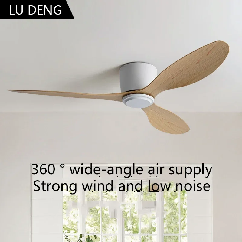 Ceiling Fan LED Lights DC Motors High Air Volume Remote Control Kitchen Bedroom Dining Room Terrace