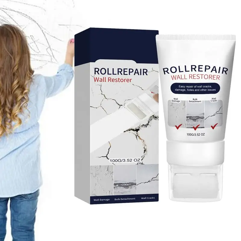 

100 г вращающаяся кисть для стен, латексная краска, маленькая кисть для роликов, настенная латексная краска, миниатюрные палочки для рисования с ремонтной краской