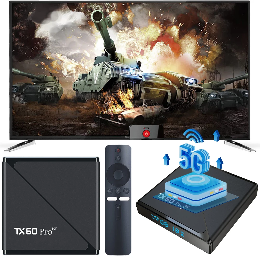 その他 Android TV box Android 16 TV Box 16GB 256GB Media Player 14K 2.4G/5G Dual WiFi