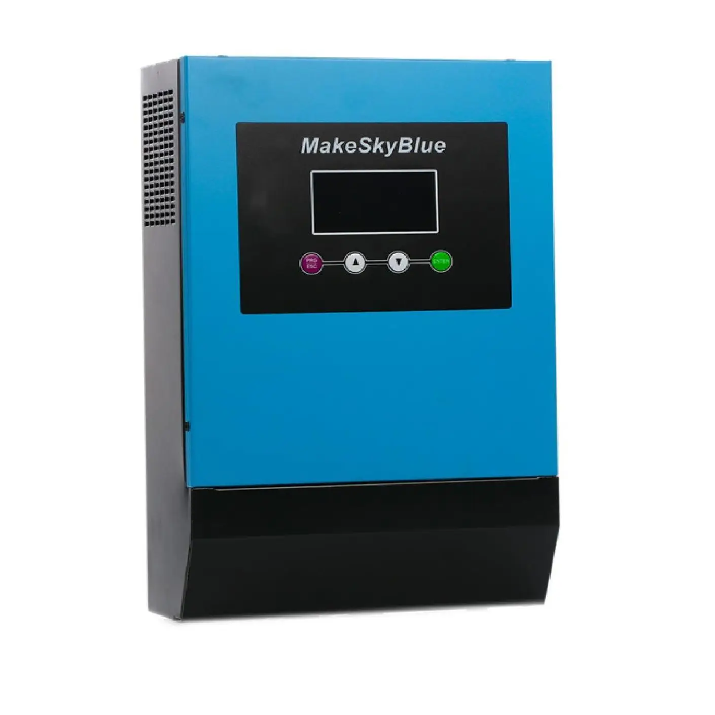 MakeSkyBlue 120 앰프 MPPT 태양광 충전 컨트롤러, 12V 24V 36V 48V 배터리용, 최대 180V 6000W PV 입력 LCD 디스플레이 V1.19