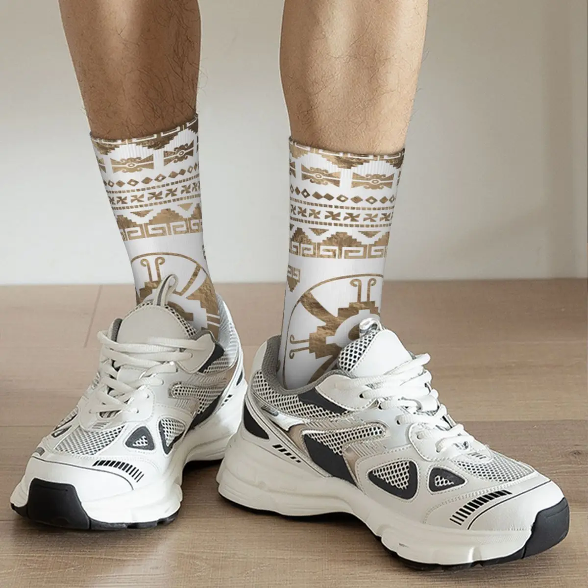 Hunab Ku Pastel Gold Adult Socks Unisex socks,men Socks women Socks