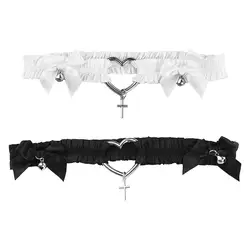 Clothing Accessory Fashion Bow Punk Jk Harajuku Heart Shape Leg Garter Female Suspenders Sexy Suspenders