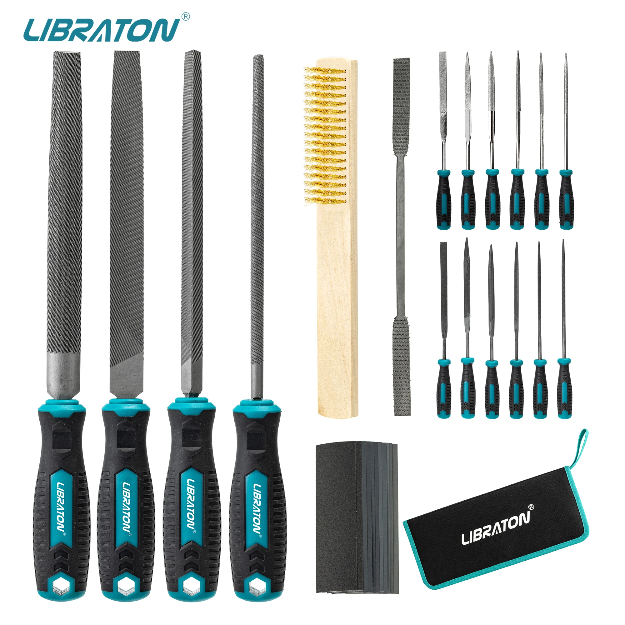 Libraton Libraton 9Pcs Metal Files Set, Needle Files, Files Rasps, Flat ...