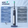 Sejoy JS10-1 Electric Sonic Toothbrush with 10 pcs Replacement Heads Rechargeable Waterproof Electronic Tooth Brushes 6