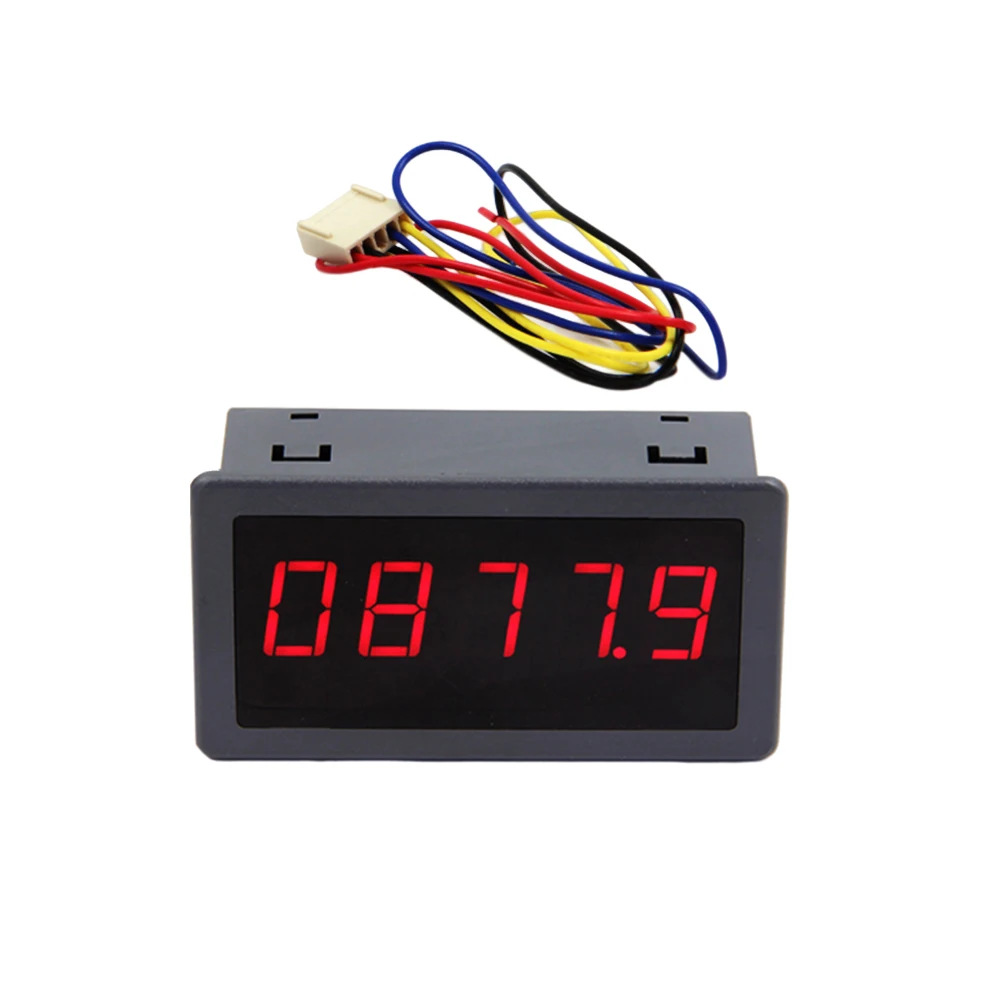2in1RedLEDTachometerGauge5DigitalRPMSpeedMeterHighAccuracy