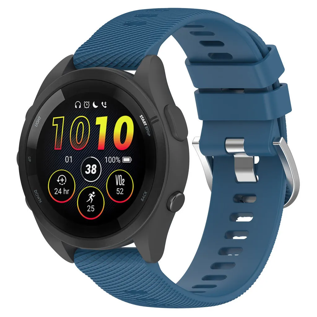 Breathable Silicone Sports Watch Strap - 20mm