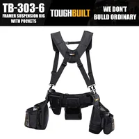 ToughBuilt TB-303-6 Framer Suspension Rig With Pockets Tools Packaging Bag 1
