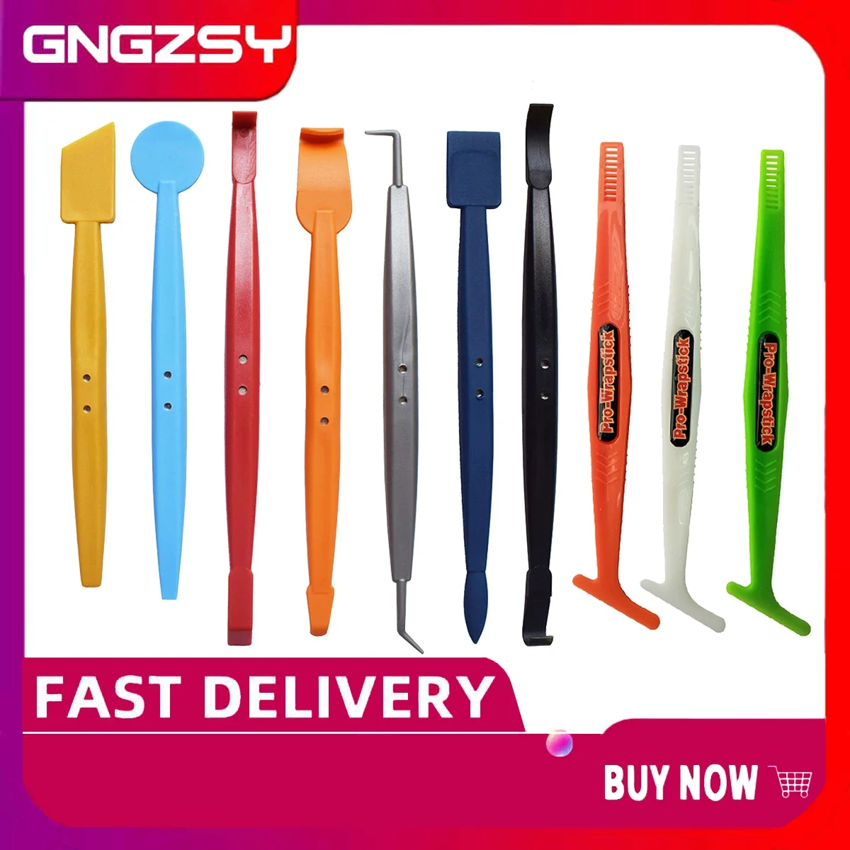 

Vinyl Wrap Application Tools Kit Magnetic Stick Squeegees Carbon Fiber Scraper Car Tint Accessories B20+B85