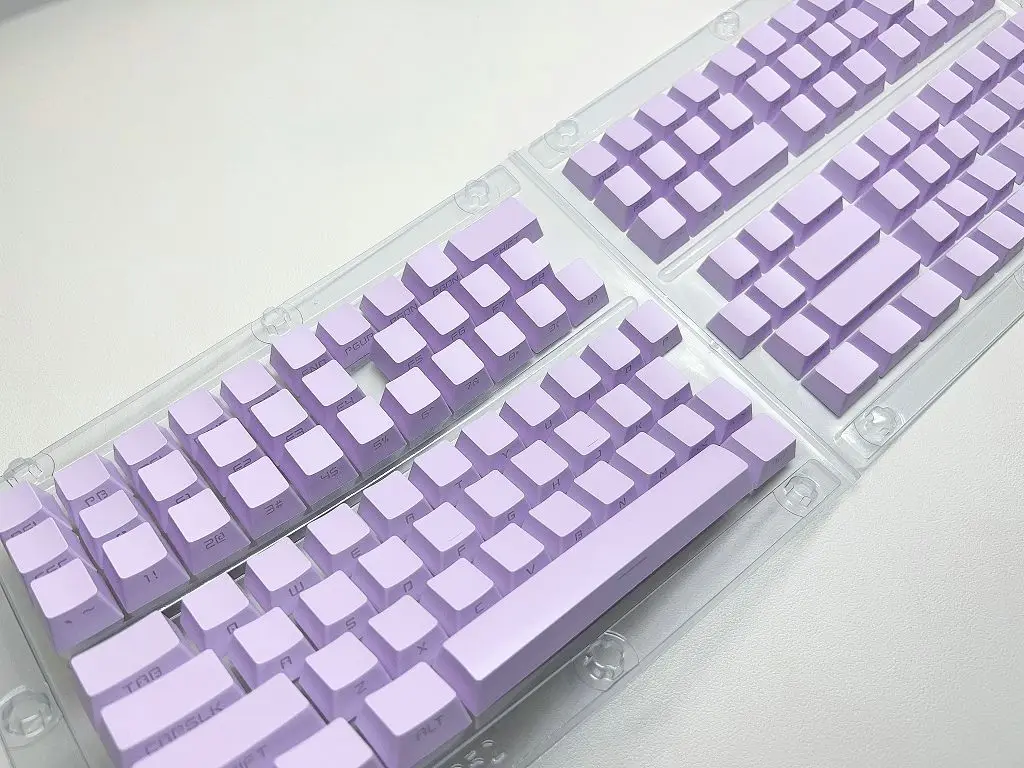 branco, preto, rosa, PBT, infecção por gradiente, teclado mecânico, OEM