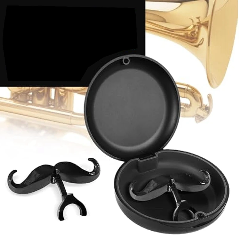 Clip-On Beard For Trumpet And Trombone-Protective Case Included-Fits All Trumpet Mouthpieces Mouthpiece Not Included