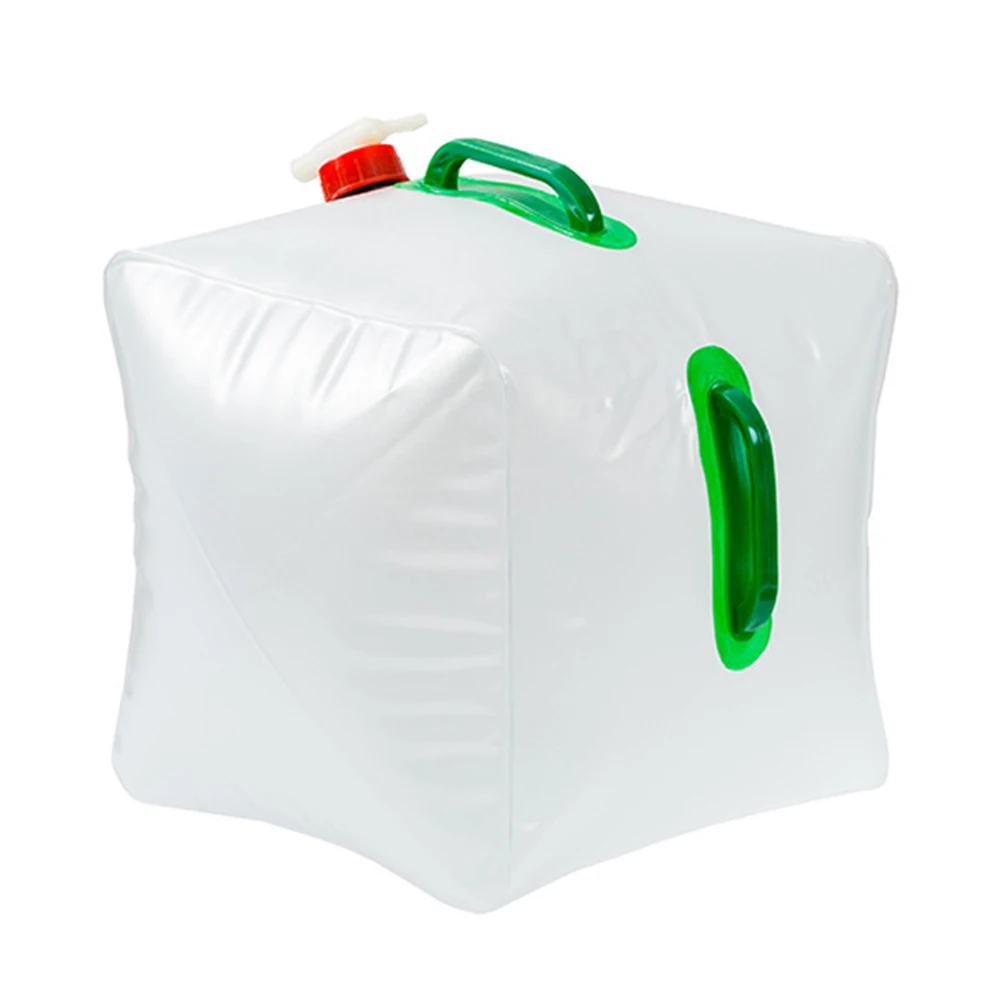 Outdoor 5L/10L/15L/20L Folding Water Bag Large Capacity Portable Water Container Kettle Plastic Bucket Camping Equipment Supplie folding bucket water bucket water storage bag