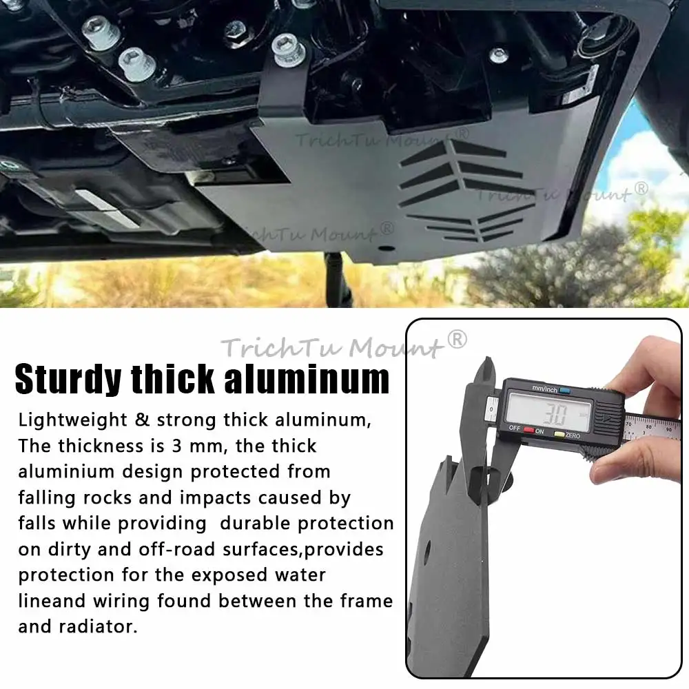 Motorcycle Skid Plate Harley Davidson Touring Skid Plate - Lower Engine Guard For CVO Street Glide & Road Glide 2023-2024 Harley Touring Protection