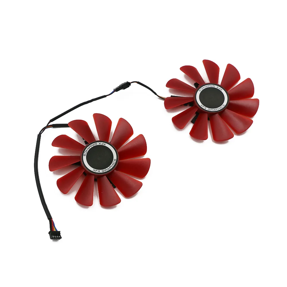 Gpu Fan para Xfx Rx570 rs Rx580 rs Placas Gráficas de Vídeo Refrigeração Como Ventilador de Substituição 85 mm 4pin Fdc10u12s9-c Rx480 - Imagem 3