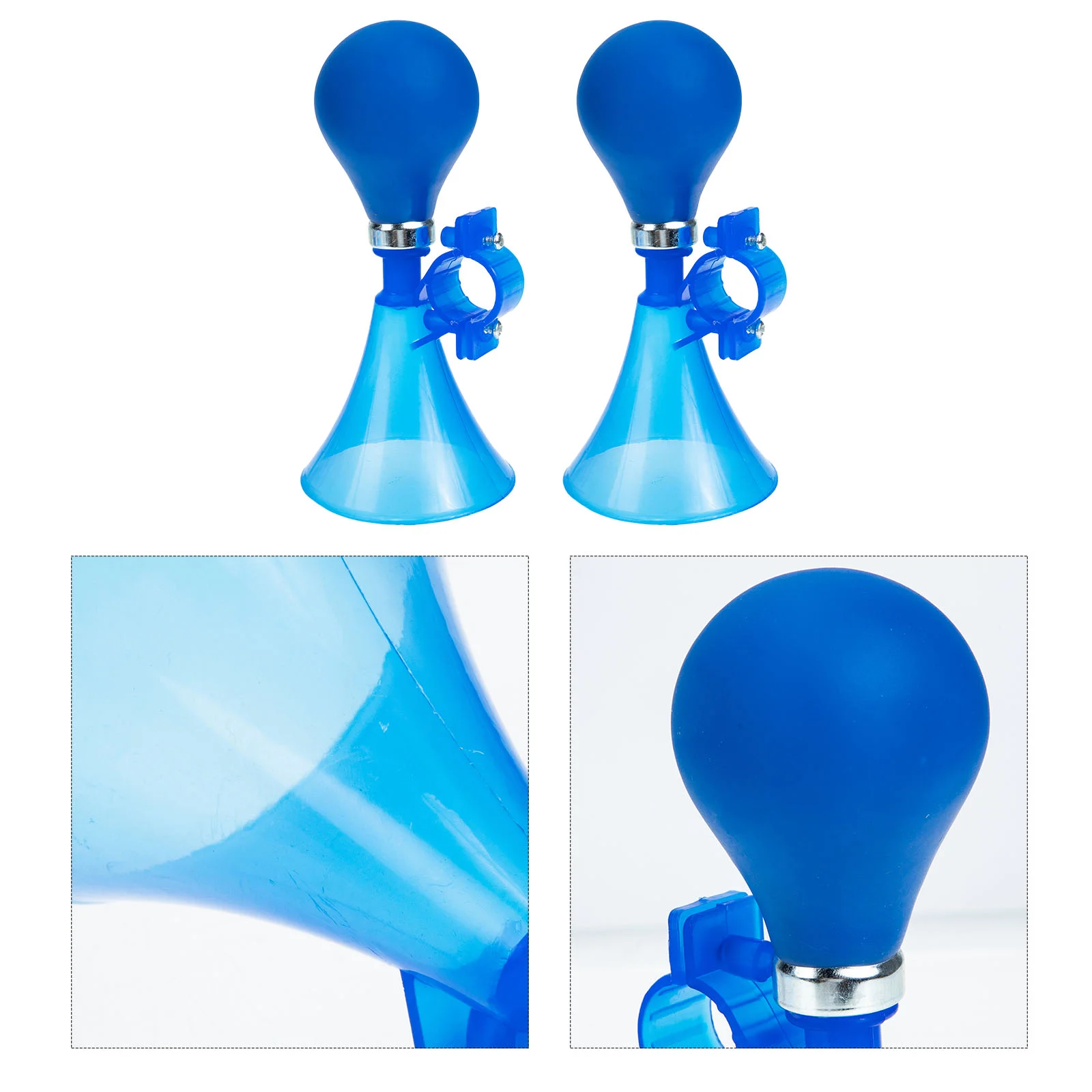 

Toddmomy Bicycle Horns for Adults and Girls - Retro Style Loud Bike Horns in Blue Color