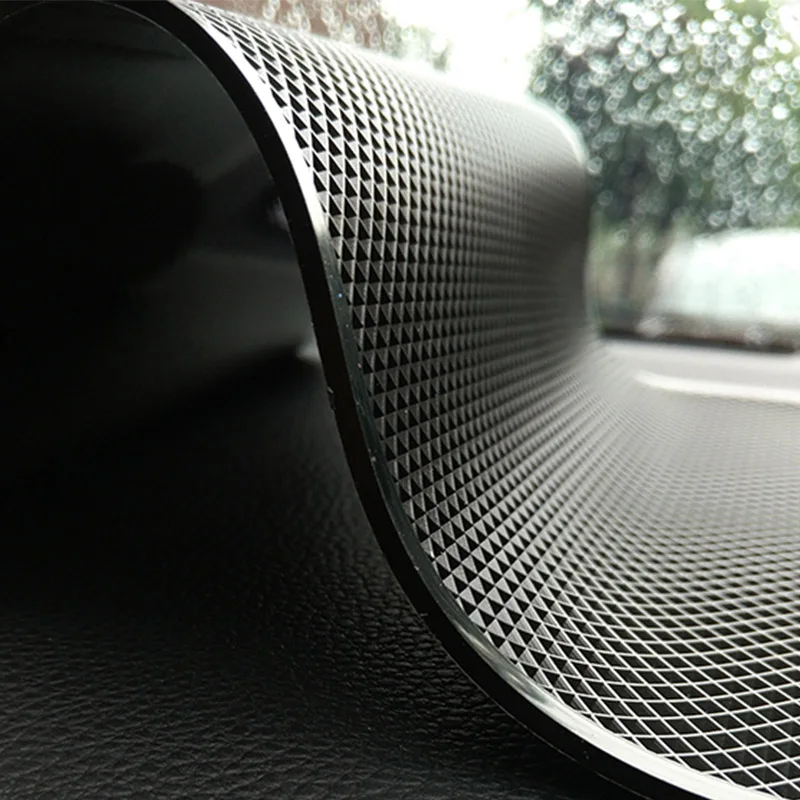 Car Non Slip Mat Car Dashboard Sticky Anti-Slip PVC Mat Auto Non-Slip Sticky Gel Pad Mat Pads Non-Slip Pad For Phone Key Holde