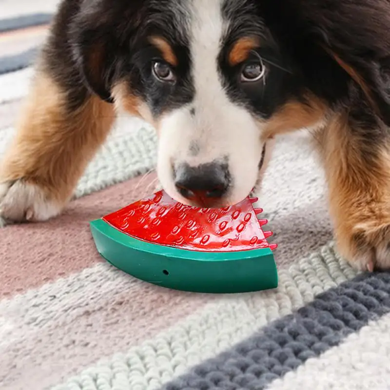 Puppy Teething Toys Pet Freezable Cooling Teether Teething Ring Cooling Dog Toy Durable Summer Dog Ice Toy Frozen Fruit Shape 2