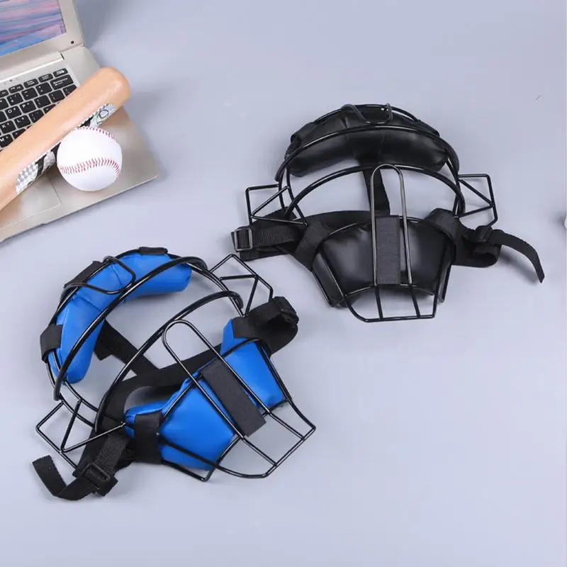 Adult Baseball Masque Adjustable Umpire Masque For Baseball Traditional Hollow Steel Comfortable Fit Umpire