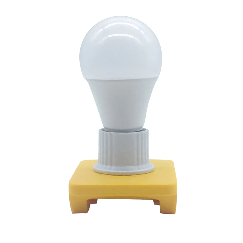 SCLS Portable E27 Bulb LED Light For Dewalt 18V 20V DCB Series Lithium Battery DCB180 DCB182 DCB200 DCB606 DCB609