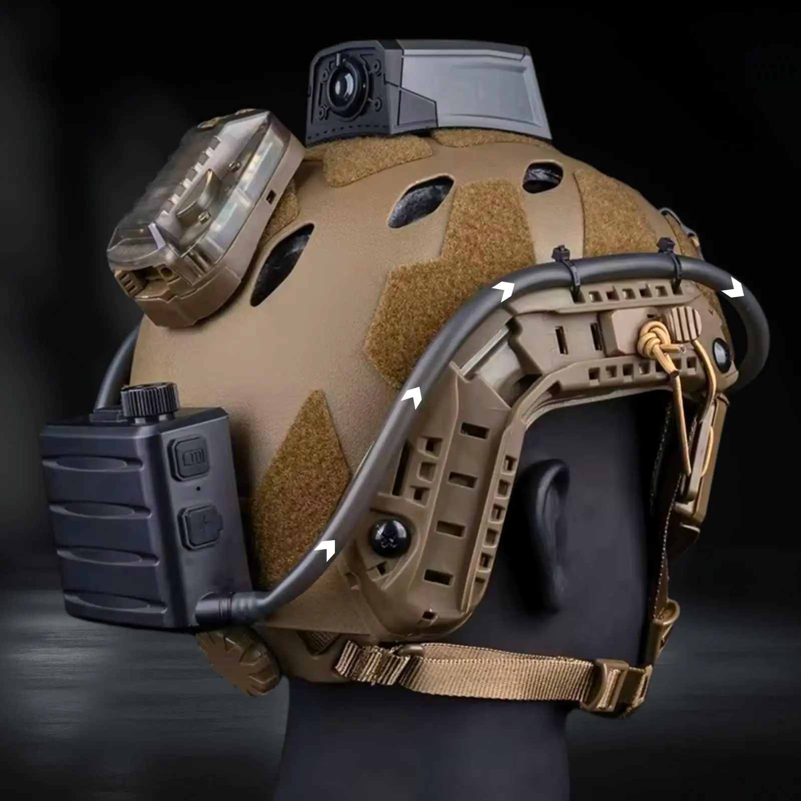 Tactical Goggles Defogger Defogging Fan Anti-fog Kit for Airsoft Shooting Motocr