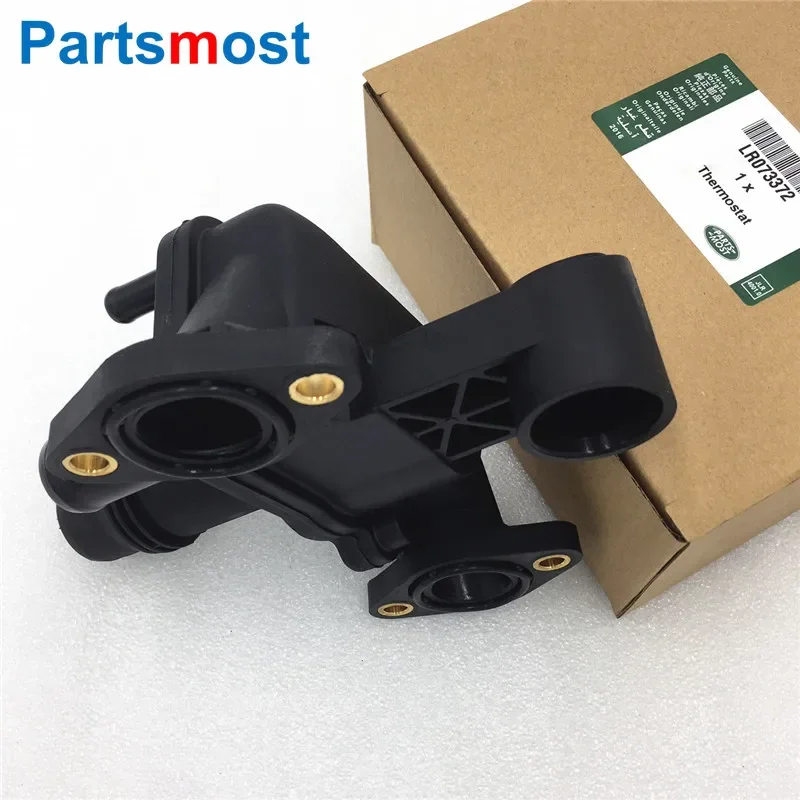 Thermostat Housing Kit For Land Range Rover Sport Discovery LR3 4 2.7 3.0 Diesel Jaguar XF Water Outlet Pipe 4H2Q8592BF LR073372 engine coolant thermostat thermostat housing cover flange engine cooling kit